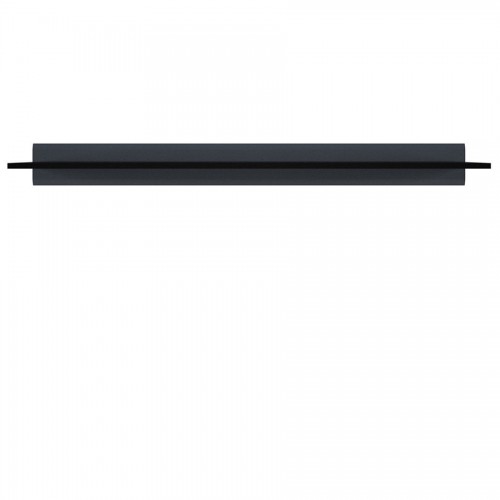 Полка 140 МІЛАН Гербор чорний / сірий граніт глянець