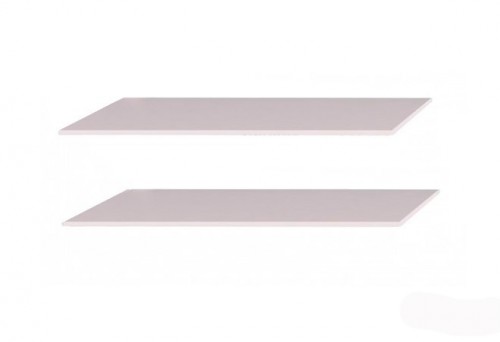 Полиці до шафи-купе великі 2,5м (Серія С та Т) Bella МіроМарк BL-96-WB Глянець білий