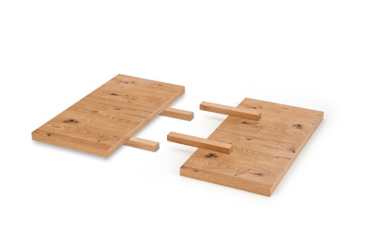 НАДСТАВКИ HALMAR MASSIVE 45Х90СМ - НАБІР, ДУБ СВІТЛИЙ/ЧОРНИЙ