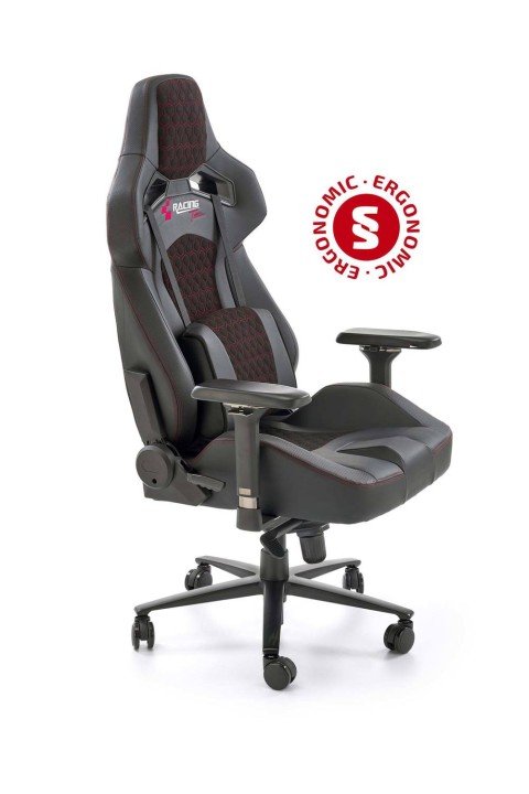 Офісний стілець BALDUR, темно-сірий/чорний