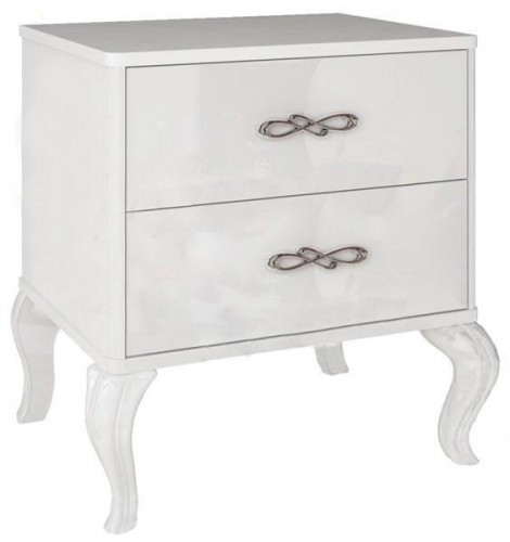 ​ПРИЛІЖКОВА ТУМБА Імперія 2шх	МіроМарк білий глянець