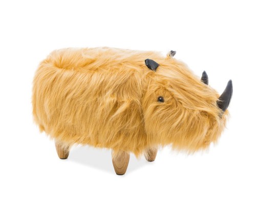 Пуф Norbert nosorożer Signal светло коричневый