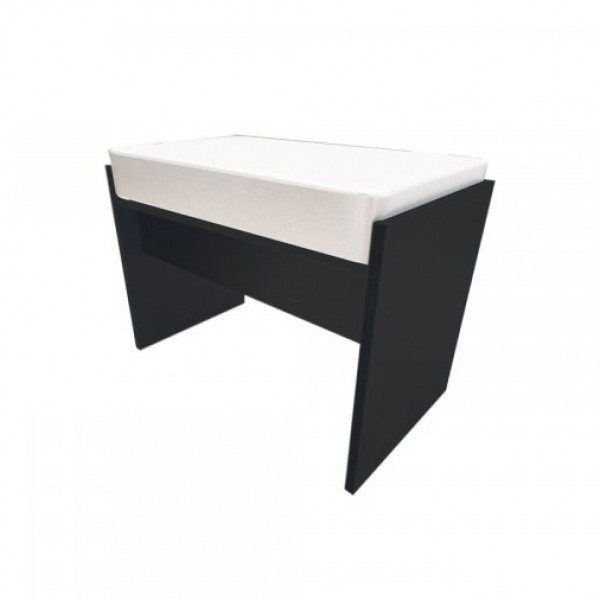 Пуфик Терра TR-91-WB MiroMark белый/черный