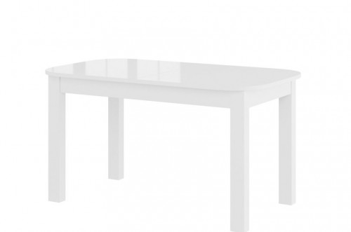 Стіл обідній розкладний REA SZYNAKA білий блиск
