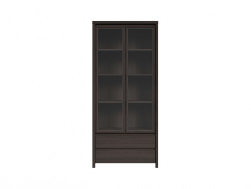 Вітрина REG2W2S Kaspian BRW wenge