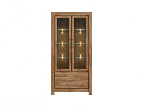 Вітрина Gent  REG2W2S/20/10  BRW дуб стірлінг