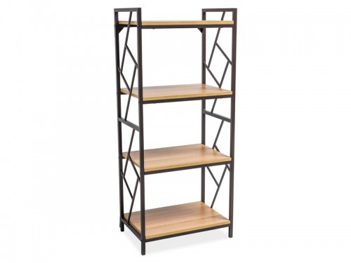 Стелаж Signal Tablo R4 Дуб/Темно-коричневий