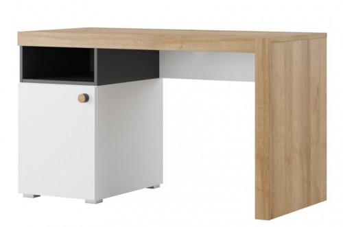 Стіл письмовий RIVA 40 SZYNAKA дуб рів'єра / чорний / білий