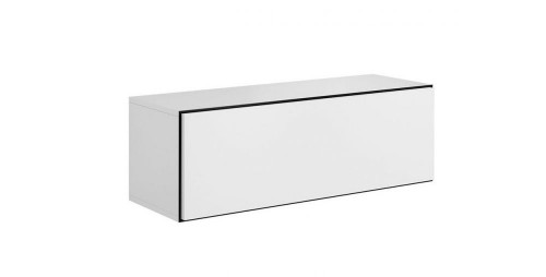 Тумба RTV ROCO pełna "RO-1'CAMA белый / черный / белый