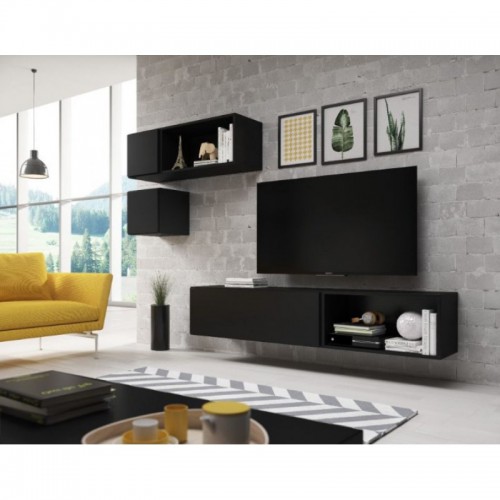 Вітальня ROCO 5 CAMA чорний/чорний