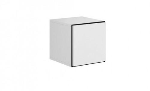 Пенал квадратний ROCO kwadrat pełna 'RO-5' CAMA білий/чорний/білий