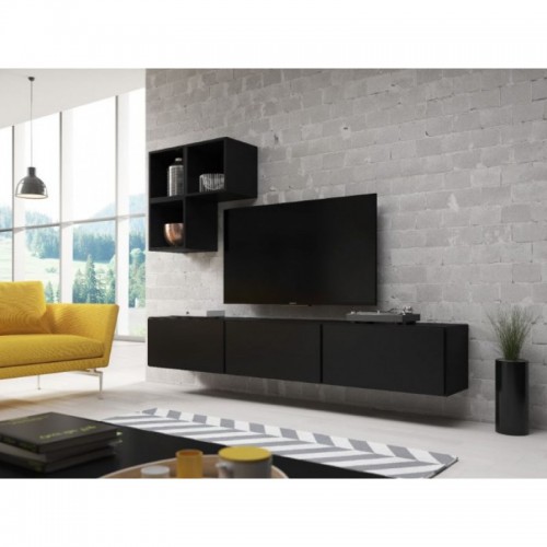 Вітальня ROCO 6 CAMA чорний/чорний