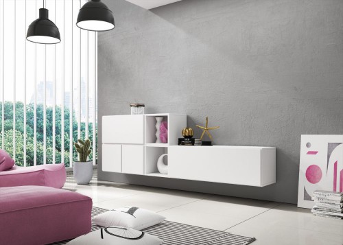 Вітальня ROCO 9 CAMA білий/білий