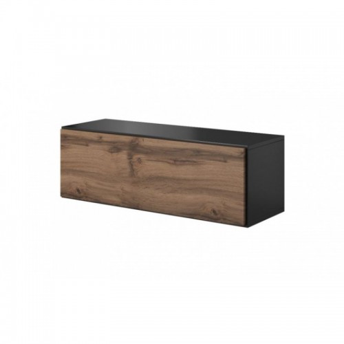 Тумба RTV ROCO pełna "RO-1'CAMA антрацит / дуб Вотан