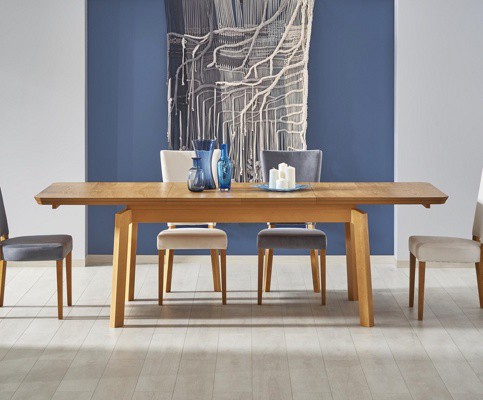 Обідній стіл Halmar Rois 160-250/90/78 Дуб медовий