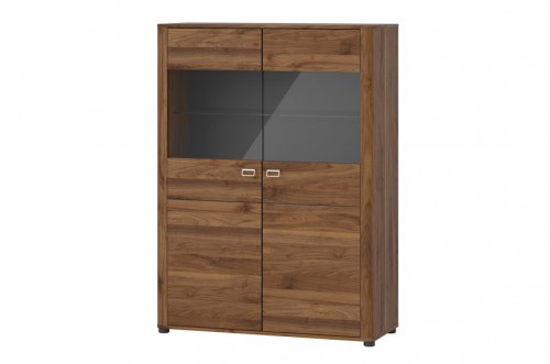 Вітрина 2 дверна низька RONDO 15 SZYNAKA горіх колумбійський