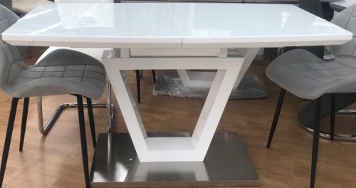 Стол Lauren II 140 (180) х80 Белый