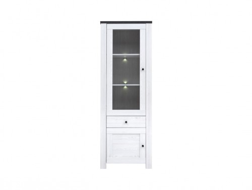 Вітрина Antwerpen  REG1W1D1S / 20/7 BRW  модрина світла / сосна ларик