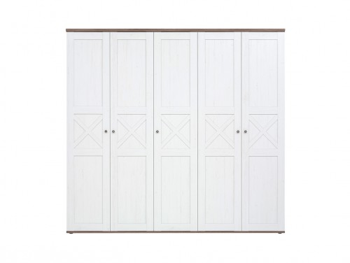 Шафа Stockholm SZF5D/23/24 BRW сосна андерсен білий / дуб сонома темний