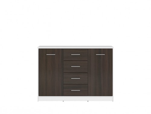 Комод KOM2D4S Nepo BRW  белый / венге