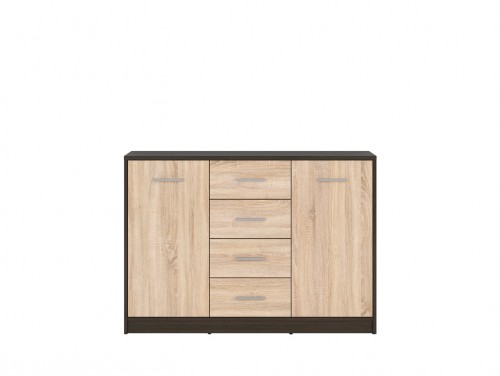 Комод KOM2D4S Nepo BRW венге / дуб sonoma