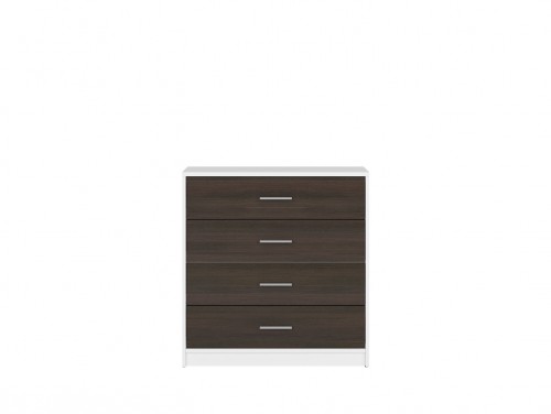 Комод KOM4S Nepo BRW белый / венге