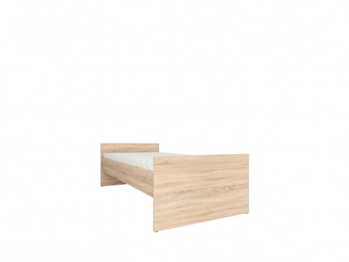 Кровать LOZ / 90 A (без вклада, без матраса) Nepo BRW дуб sonoma