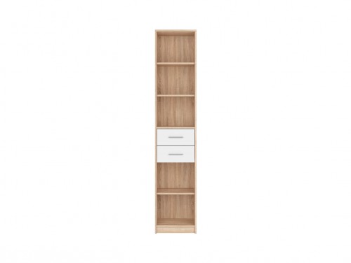 Стелаж REG2S/40 Nepo BRW дуб sonoma / білий