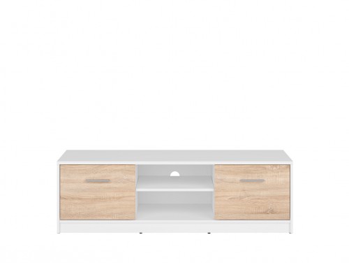 Тумба RTV2D Nepo BRW белый / дуб sonoma