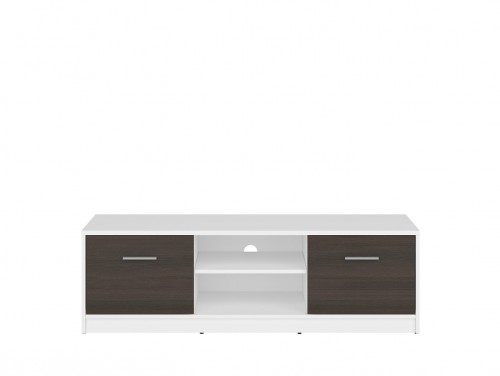Тумба RTV2D Nepo BRW белый / венге