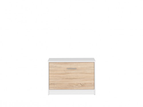 Тумба для обуви SFK1K Nepo BRW белый / дуб sonoma