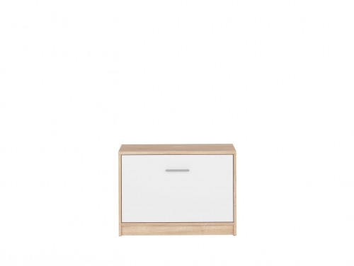 Тумба для обуви SFK1K Nepo BRW дуб sonoma / белый