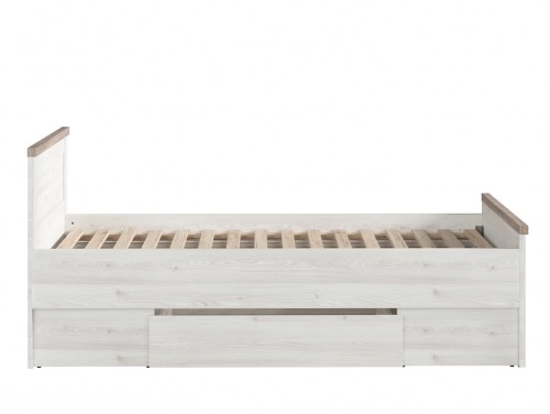 Детская кровать Luca JuZi LOZ / 90 BRW дуб сомона темный