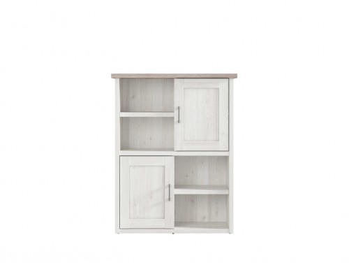 Книжковий стенд Luca JuZi REG2D  BRW дуб сомона темний