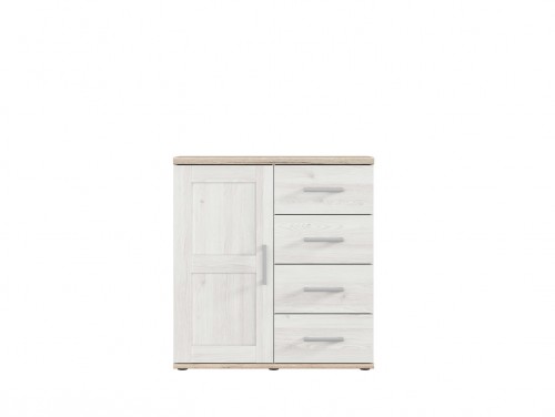 КОМОД Romance KOM1D4S  BRW дуб сан-ремо светлий