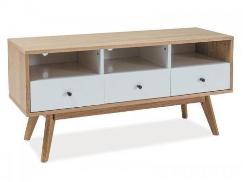 Тумба ТВ Scandic TV SIGNAL белый / дуб