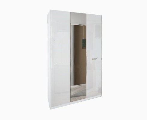 Шафа 3дв Bella МіроМарк BL-13-WB Глянець білий