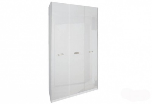 Шафа 3дв без дзеркал Bella МіроМарк BL-23-WB Глянець білий