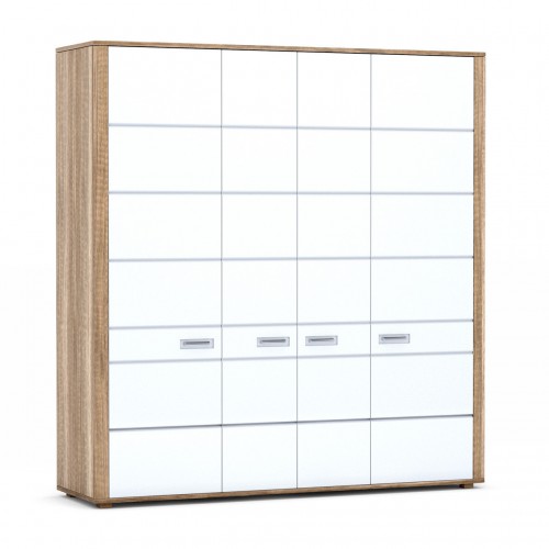 Шафа Davin N Blonski дуб каньйон/білий глянець