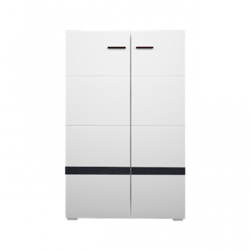 Шафа мала Hollywood A Blonski білий/білий глянець