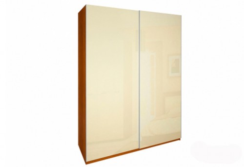 Шафа-купе 2,0м Bella МіроМарк BL-20-VN Глянець Ваніль/Вишня Бюзум