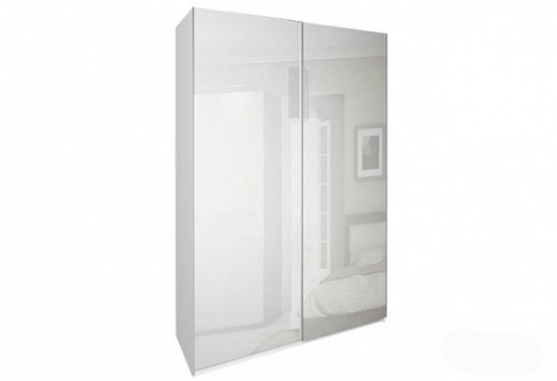 Шафа-купе 2,5м Bella МіроМарк BL-21-WB Глянець білий