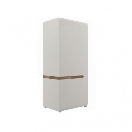 Шафа Letis F Blonski білий глянець/дуб каньйон