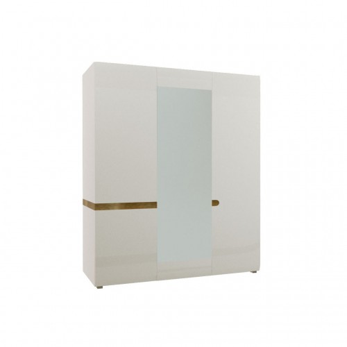 Шафа Letis Q Blonski білий глянець/дуб каньйон