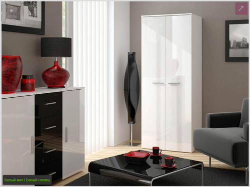 Шафа SZAFA uniwersalna Сama Білий  / Білий глянець