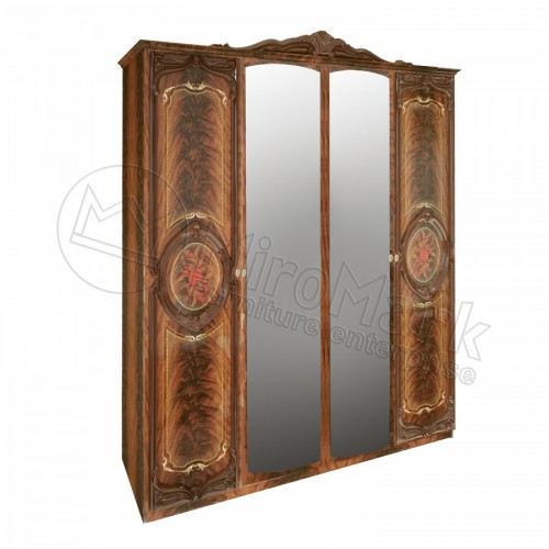 ​ШАФА Реджина 4дв МіроМарк Перо Горіх