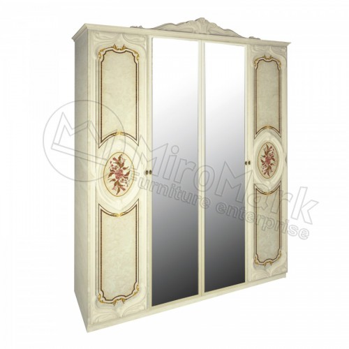 ​ШАФА Реджина 4дв МіроМарк Радіка беж