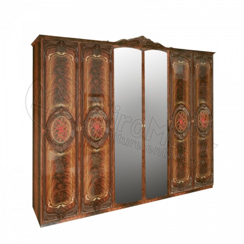 ШАФА Реджина 6дв МіроМарк Перо Горіх