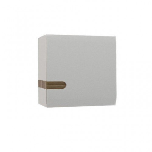 Шафка навісна Letis D Blonski білий глянець/дуб каньйон