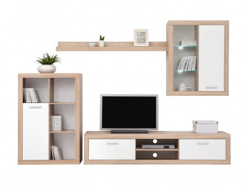 Вітальня Shark  BRW дуб cонома /білий